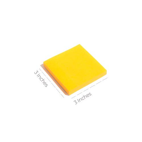 Sticky Notes 3x3, Bright Colorful Stickies, 12 Pads 1200 Sheets To...