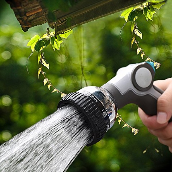 InGarden Garden Hose Nozzle, Metal Water Hose Nozzle Anti-Leak, He...