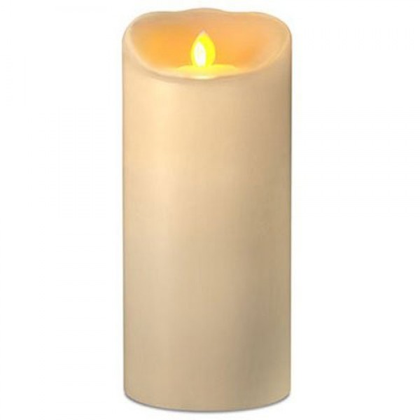 Inglow IGFT88207CR00 iFlicker Flameless Candle, Cream, 3-inch by 7...
