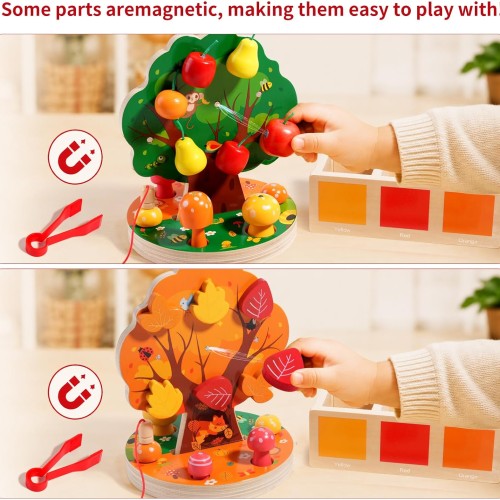 INIFEIDALA Montessori Toys for 3 4 5 6 Year Old - Fine Motor Skills Toy