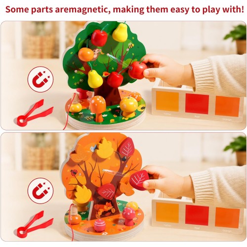 INIFEIDALA Montessori Toys for 3 4 5 6 Year Old - Fine Motor Skills Toy
