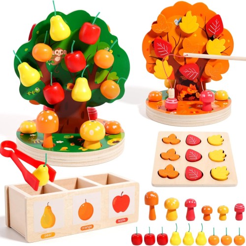 INIFEIDALA Montessori Toys for 3 4 5 6 Year Old - Fine Motor Skills Toy
