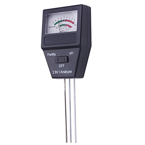 INLAR Soil Meter, 2 in 1 Soil Fertilizer Analyzer PH Level Acidity...