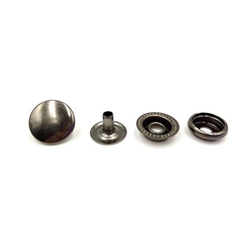 INNETOC 70 Sets 15mm 5/8 Metal Snap Fastener Leather Rapid Rivet ...