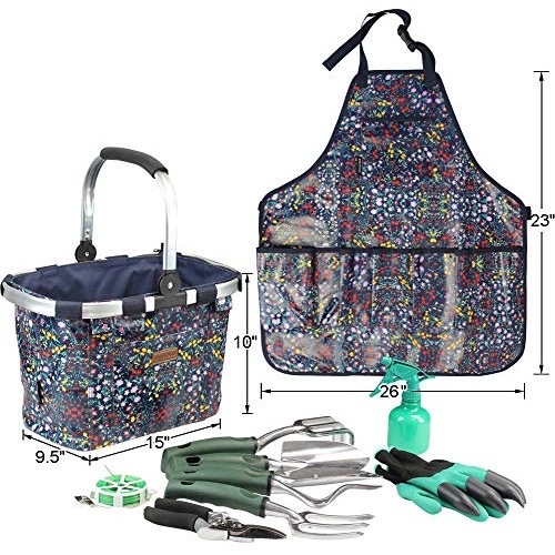INNO STAGE Garden Tools Set with 11 Pieces Hand Tools for Women, G...