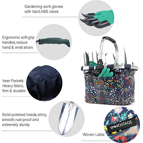 INNO STAGE Garden Tools Set with 11 Pieces Hand Tools for Women, G...