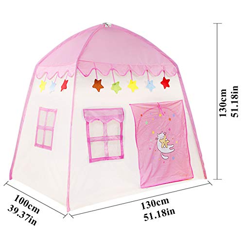 Kids Princess Play Tent Children Teepee Castle Tent Playhouses Ind...