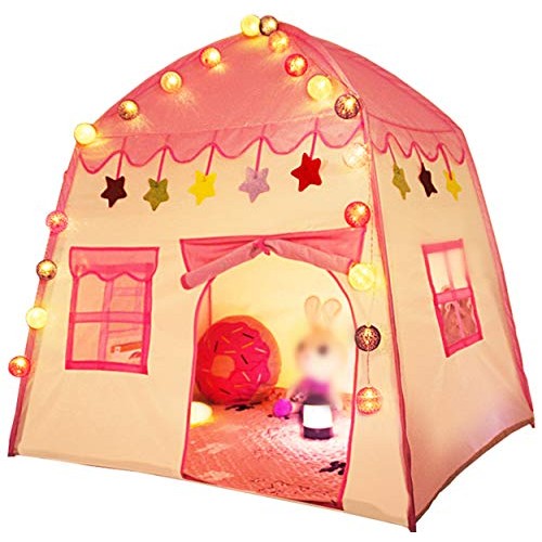 Kids Princess Play Tent Children Teepee Castle Tent Playhouses Ind...