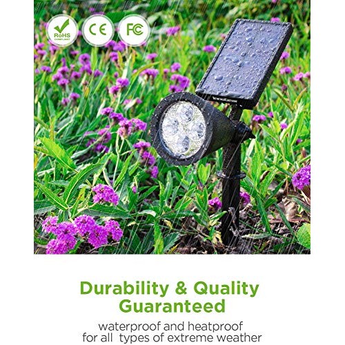 InnoGear Solar Lights Outdoor, Upgraded Waterproof Solar Powered L...