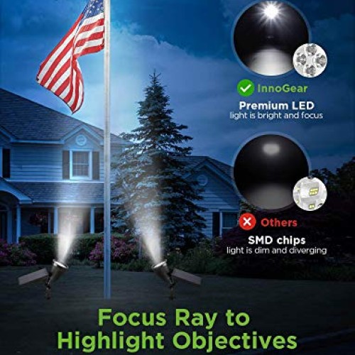InnoGear Solar Lights Outdoor, Upgraded Waterproof Solar Powered L...