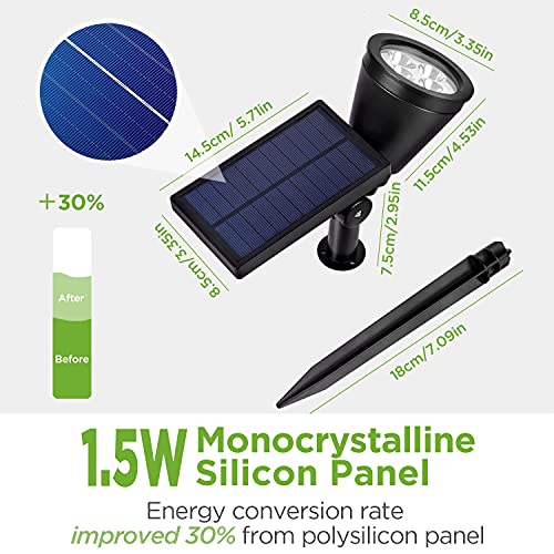 InnoGear Solar Outdoor Lights, Solar Lights Outdoor Waterproof Sol...