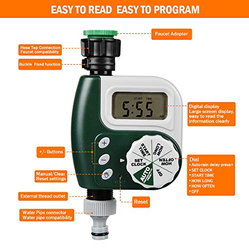 Innoo Tech Digital Water Timer, 2020 Upgrade Programmable Faucet W...
