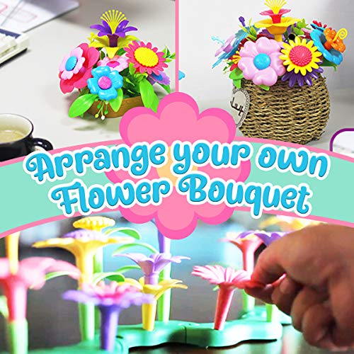 Innorock Flower Garden Building Toy for Kids - STEM Toys Pretend P...
