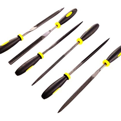 9PC File Set - Metal & Wood Needle Hand File Set Tools - Perfect f...