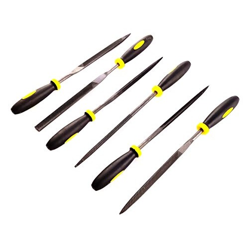 9PC File Set - Metal & Wood Needle Hand File Set Tools - Perfect f...