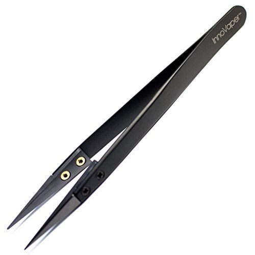 Authentic InnoVaper Precision Black Ceramic Tweezers - Non-Conduct...