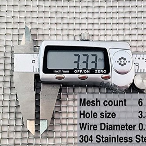 6 Mesh Stainless Steel for Mice and Rat Proofing/Rodent Proofing; ...
