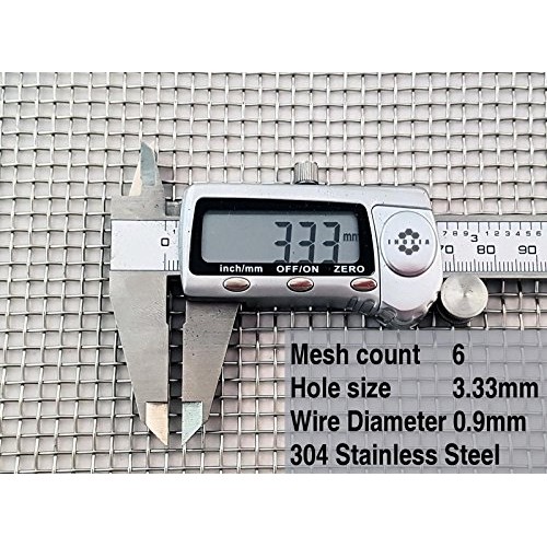6 Mesh Stainless Steel for Mice and Rat Proofing/Rodent Proofing; ...