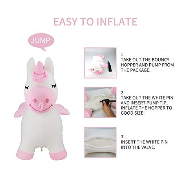 Bouncy Unicorn Hopper for Toddlers-Hopping/Bouncing/Bounce Horse, ...