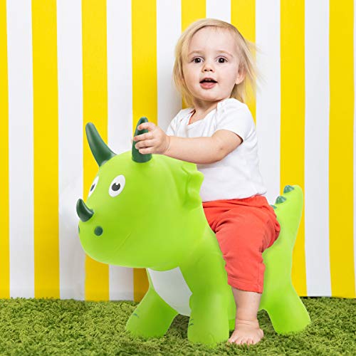 INPODAK Bouncy Horse for Toddler, Animal Hopper, Bouncing Dinosaur...