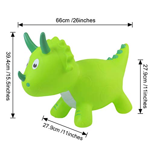 INPODAK Bouncy Horse for Toddler, Animal Hopper, Bouncing Dinosaur...