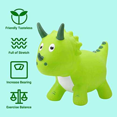 INPODAK Bouncy Horse for Toddler, Animal Hopper, Bouncing Dinosaur...