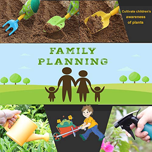INSHERE Kids Gardening Tool Set Colorful Children All in On Garden...