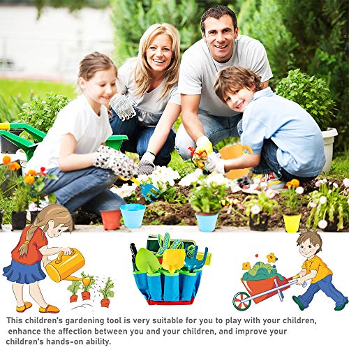INSHERE Kids Gardening Tool Set Colorful Children All in On Garden...