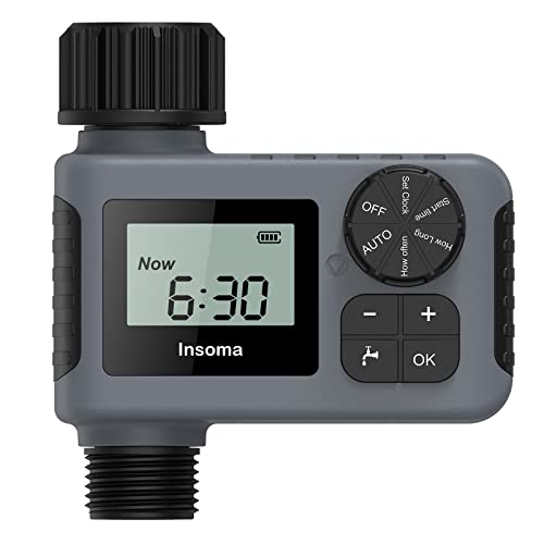 Sprinkler Timer, Outdoor Garden Hose Faucet Timers, Programmable W...