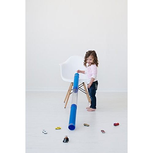 Inspiration Play Tot Tube Playset - Toy Car and Ball Tunnel Ramp R...