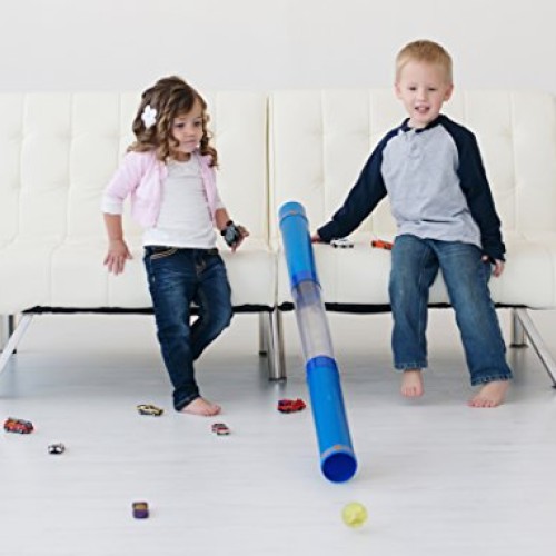 Inspiration Play Tot Tube Playset - Toy Car and Ball Tunnel Ramp R...