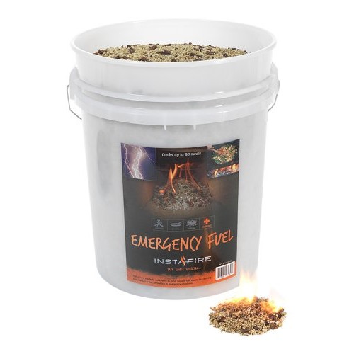 InstaFire Eco-Friendly Granulated Bulk Emergency Fuel, 5-Gallon Bu...