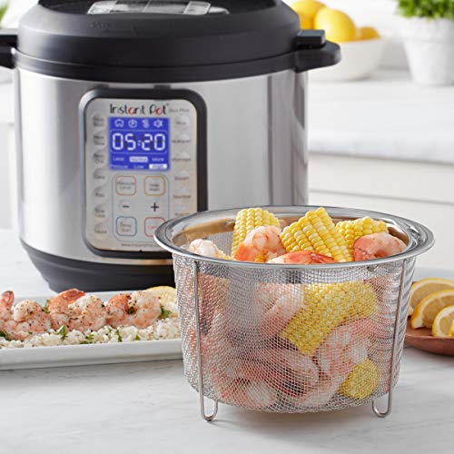 Instant Pot Official Large Mesh Steamer Basket, Stainless Steel, R...