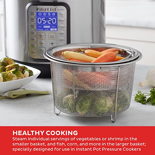 Instant Pot, Set Of 2 Official Mesh Steamer Basket, Stainless Steel