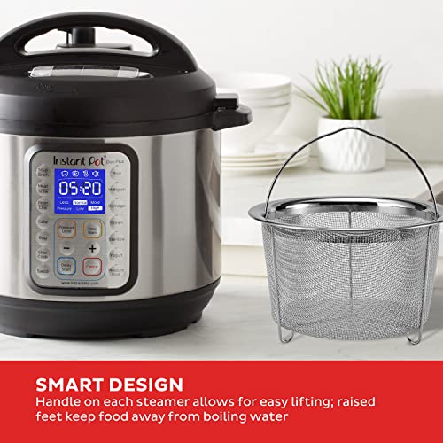 Instant Pot, Set Of 2 Official Mesh Steamer Basket, Stainless Steel