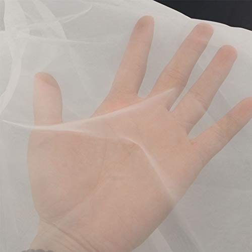 INTBUYING 3 Yards Screen Printing Mesh Fabric 140mesh56T Silk St...