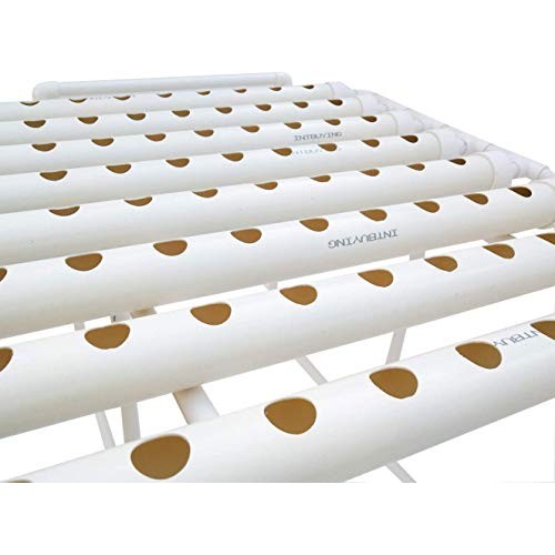 INTBUYING 72 Holes Hydroponic Site Grow Kit Garden Plant System wi...