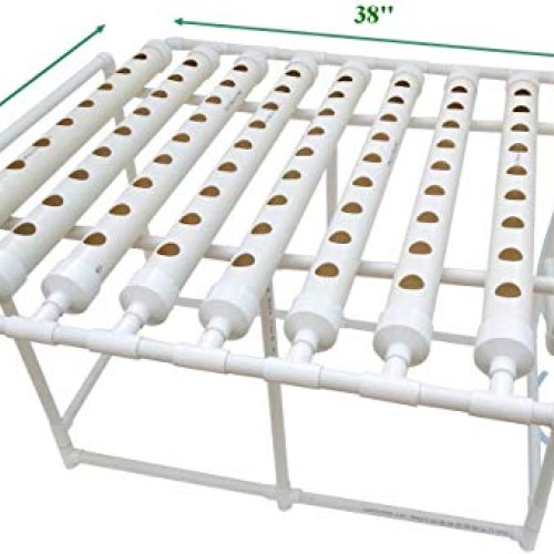 INTBUYING 72 Holes Hydroponic Site Grow Kit Garden Plant System wi...