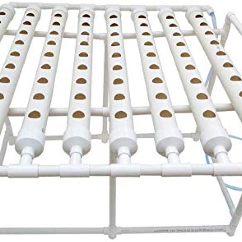 INTBUYING 72 Holes Hydroponic Site Grow Kit Garden Plant System wi...