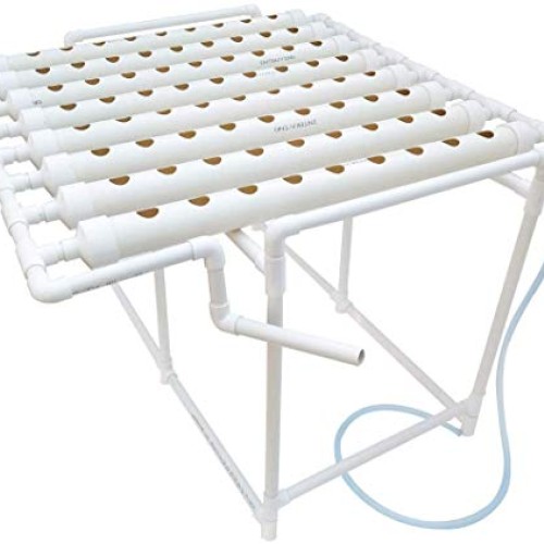 INTBUYING 72 Holes Hydroponic Site Grow Kit Garden Plant System wi...