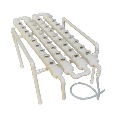 INTBUYING Hydroponic 36 Holes Plant Site Grow Kit Garden System Ve...