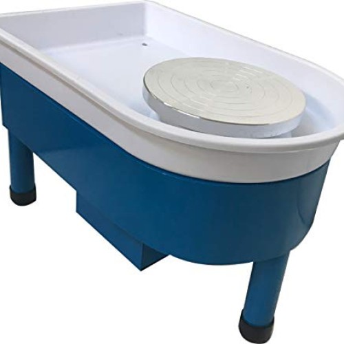INTBUYING Smooth Blue Pottery Wheel Machine Ceramic Work Ceramics ...