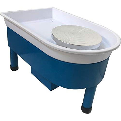 INTBUYING Smooth Blue Pottery Wheel Machine Ceramic Work Ceramics ...