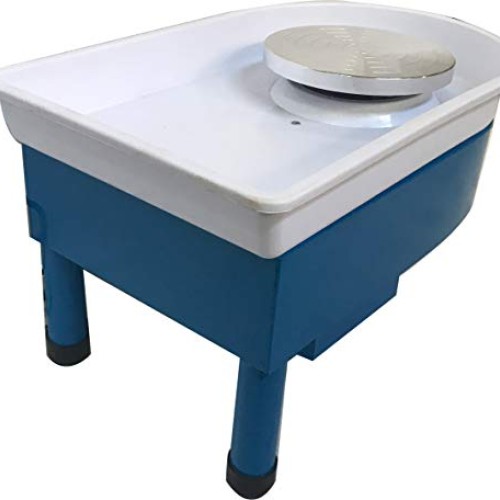 INTBUYING Smooth Blue Pottery Wheel Machine Ceramic Work Ceramics ...