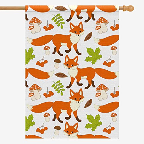 INTERESTPRINT Long Polyester Garden Flag House Banner 28 x 40 inch...