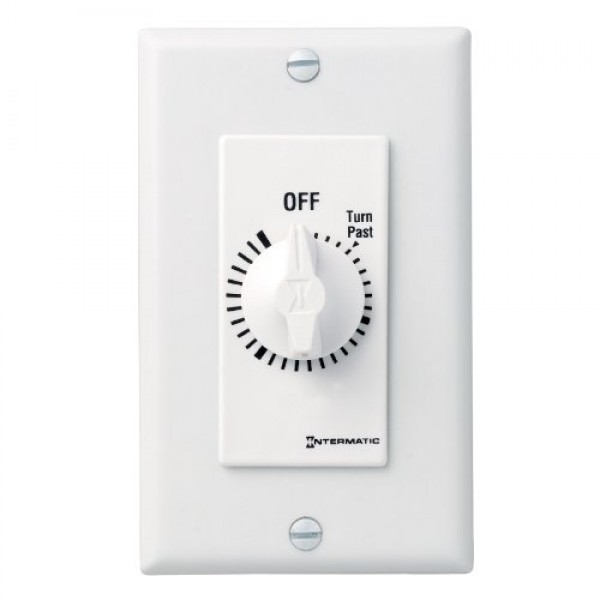 Intermatic FD430MW 30-Minute Spring-Loaded Wall Timer for Lights a...