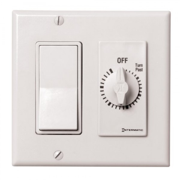 Intermatic FD5MW 5-Minute Spring-Loaded Automatic Shut-off In-Wall...