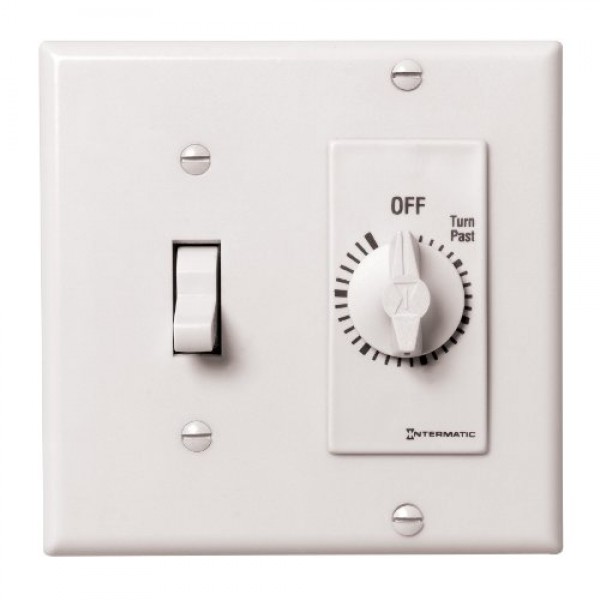 Intermatic FD5MW 5-Minute Spring-Loaded Automatic Shut-off In-Wall...