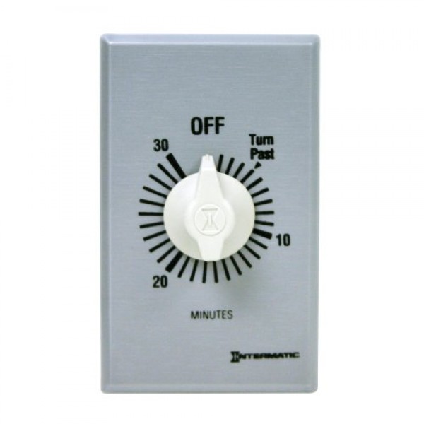 Intermatic FF430M 2 Pole Spring Loaded Commercial Wall Timer with ...