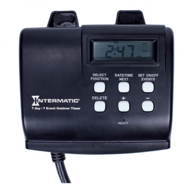 Intermatic HB880R 15-Amp Outdoor Digital Timer for Control of Ligh...
